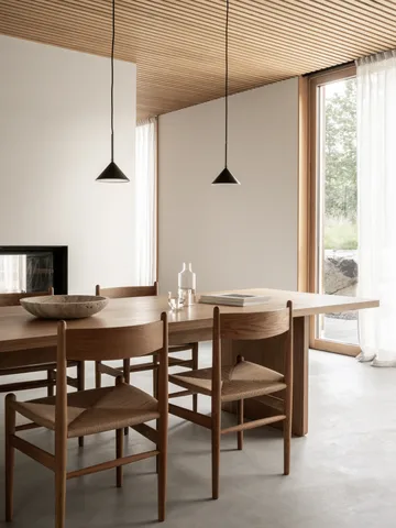 Kuro riippuvalaisin - Musta, Ø17×9 cm - Watt & Veke