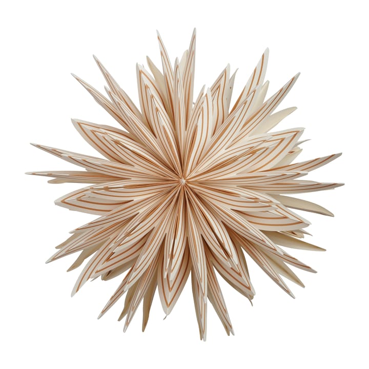 Lovisa adventtitähti Ø50 cm - Valkoinen-kulta - Watt & Veke