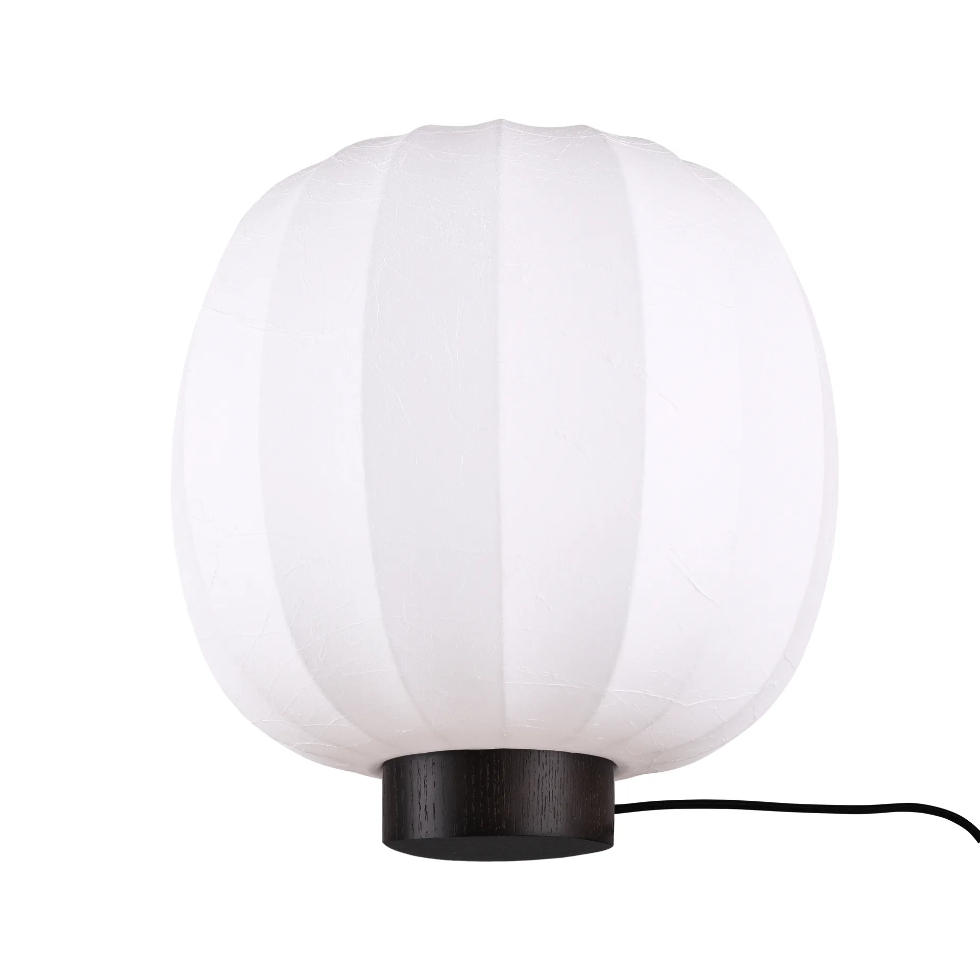 Lunari pöytälamppu, White-tumma saarni, Ø30x32 cm Watt & Veke