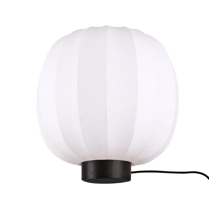 Lunari pöytälamppu - White-tumma saarni, Ø30x32 cm - Watt & Veke