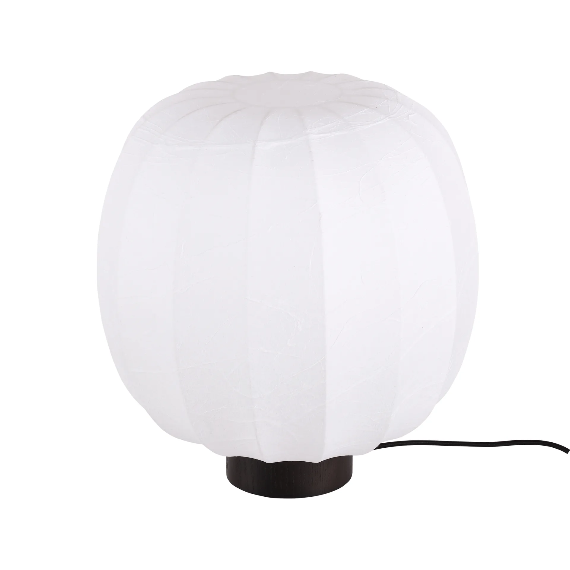 Lunari pöytälamppu, White-tumma saarni, Ø30x32 cm Watt & Veke