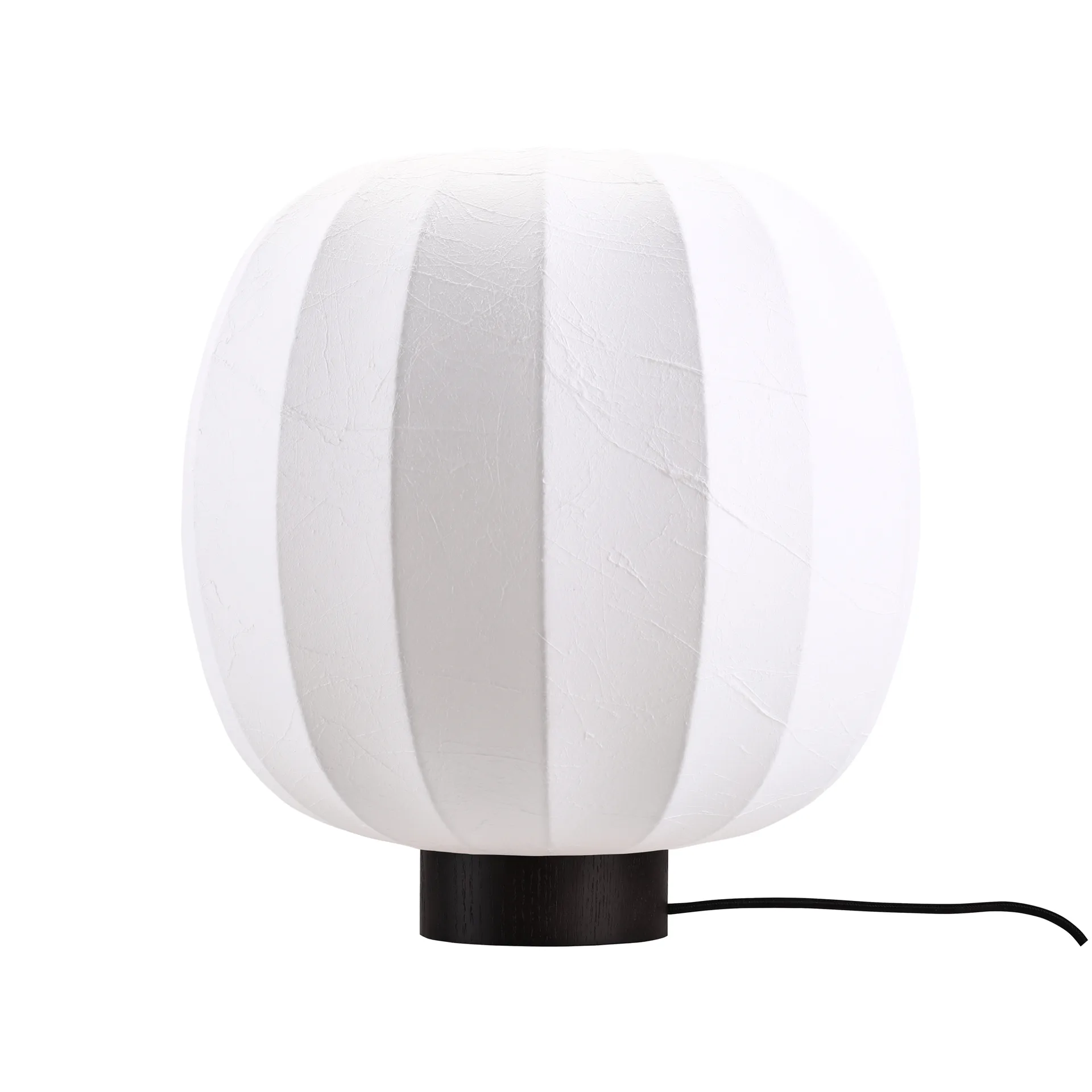 Lunari pöytälamppu, White-tumma saarni, Ø30x32 cm Watt & Veke