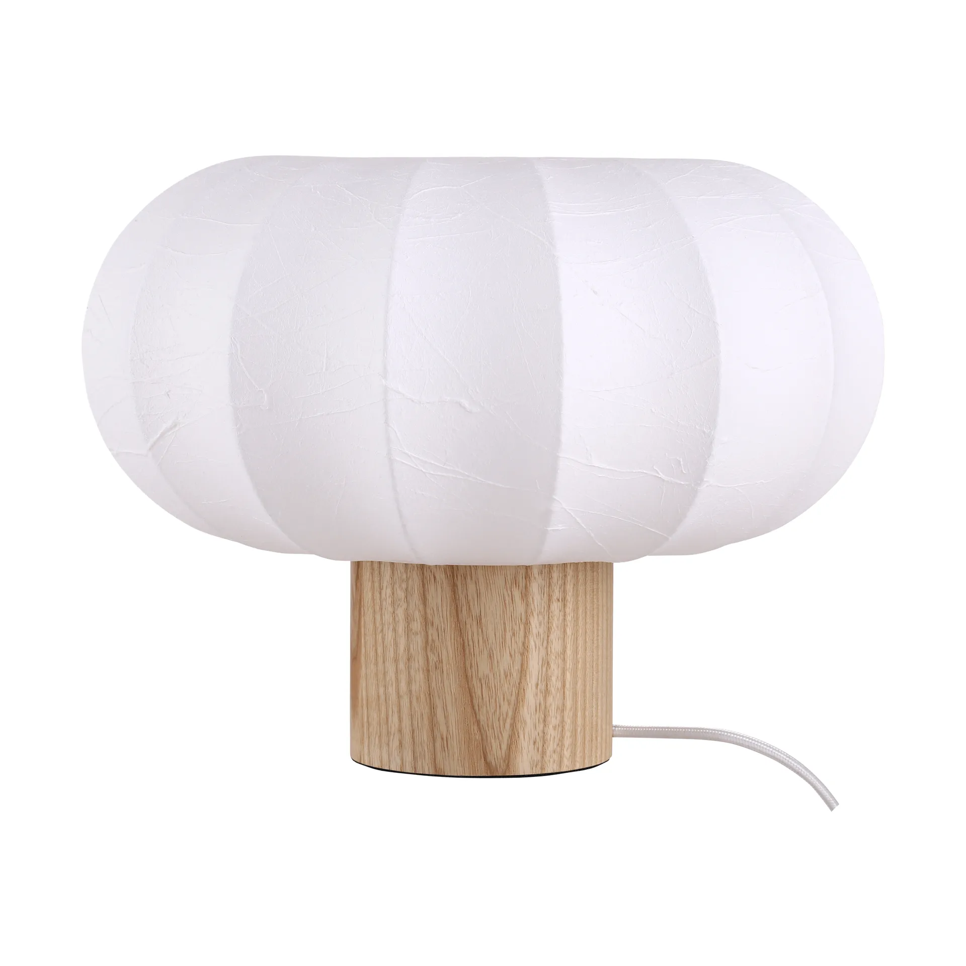 Lunari pöytälamppu, White‑luonnon saarni, Ø32x24 cm Watt & Veke