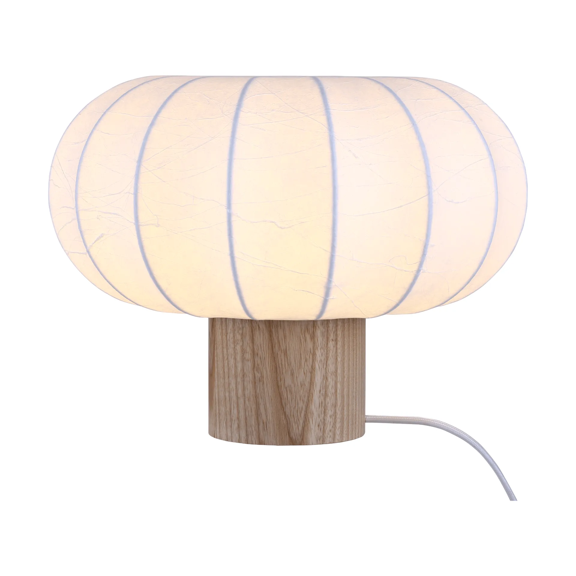 Lunari pöytälamppu, White‑luonnon saarni, Ø32x24 cm Watt & Veke