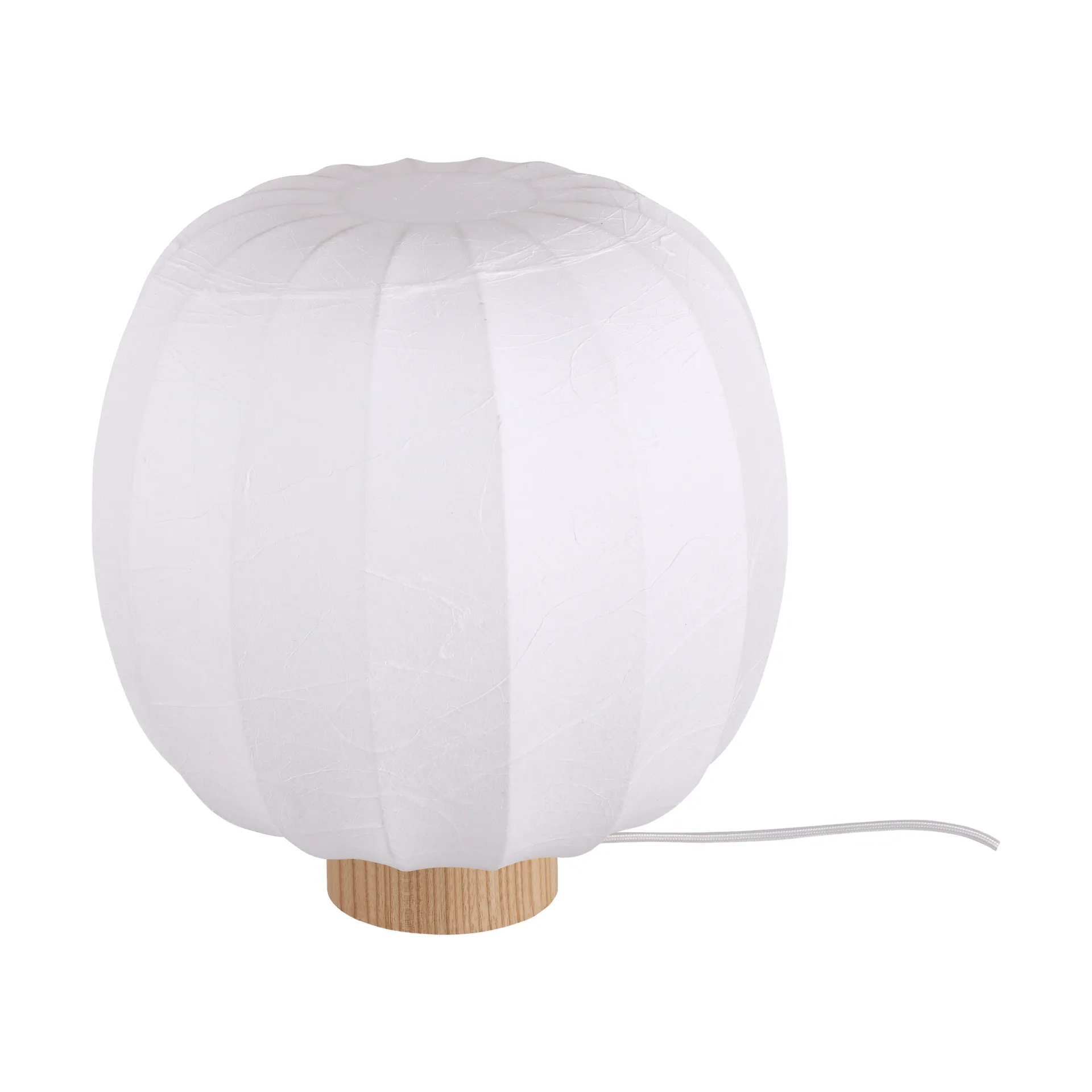 Lunari pöytälamppu, White–luonnontammi, Ø30x32 cm Watt & Veke