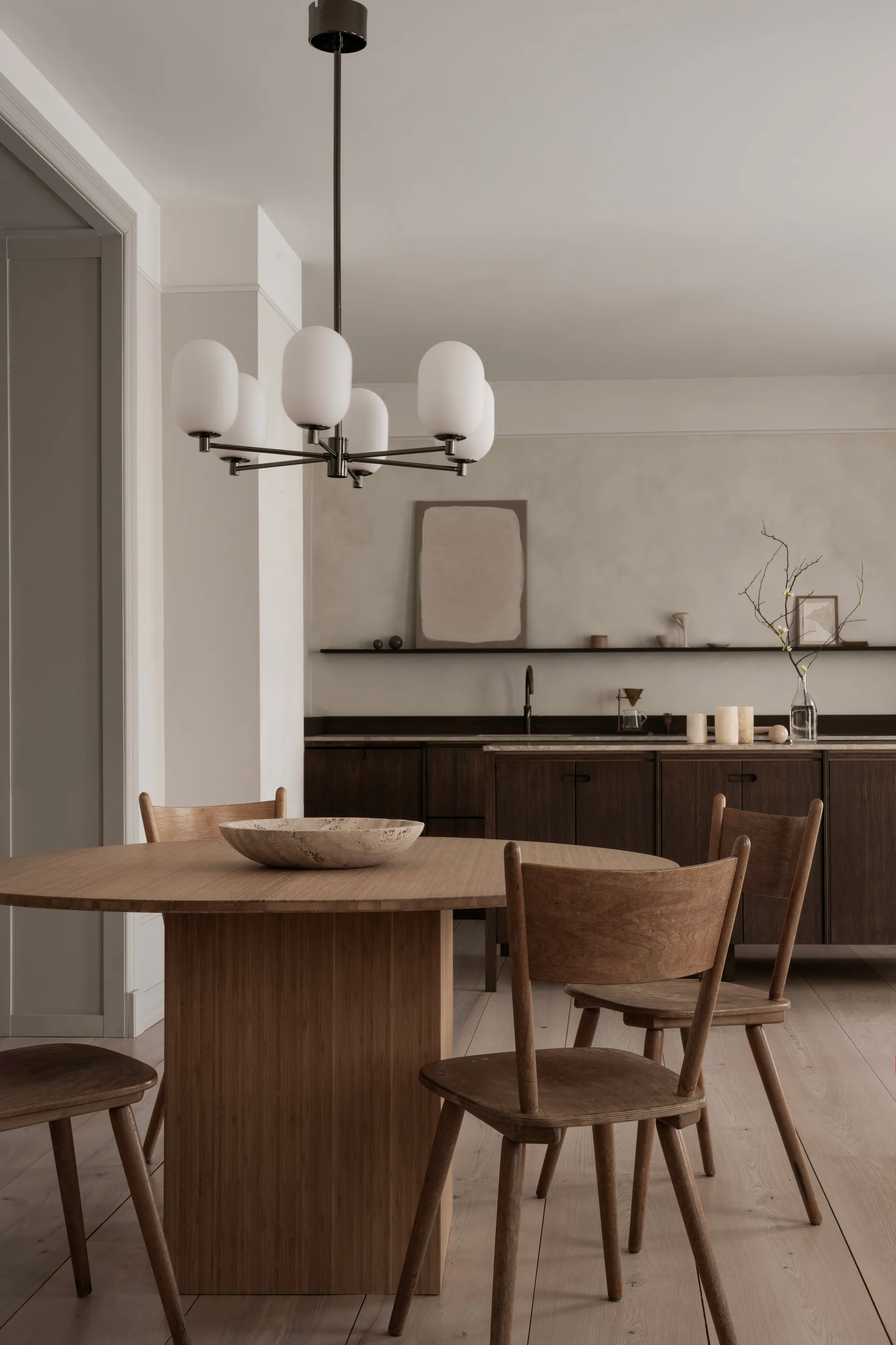 Noor kattokruunu Ø65 cm, Valkoinen Watt & Veke