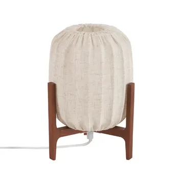 Prisma pöytälamppu - Dark ash-Natural, Mini Ø16×24,3 cm - Watt & Veke