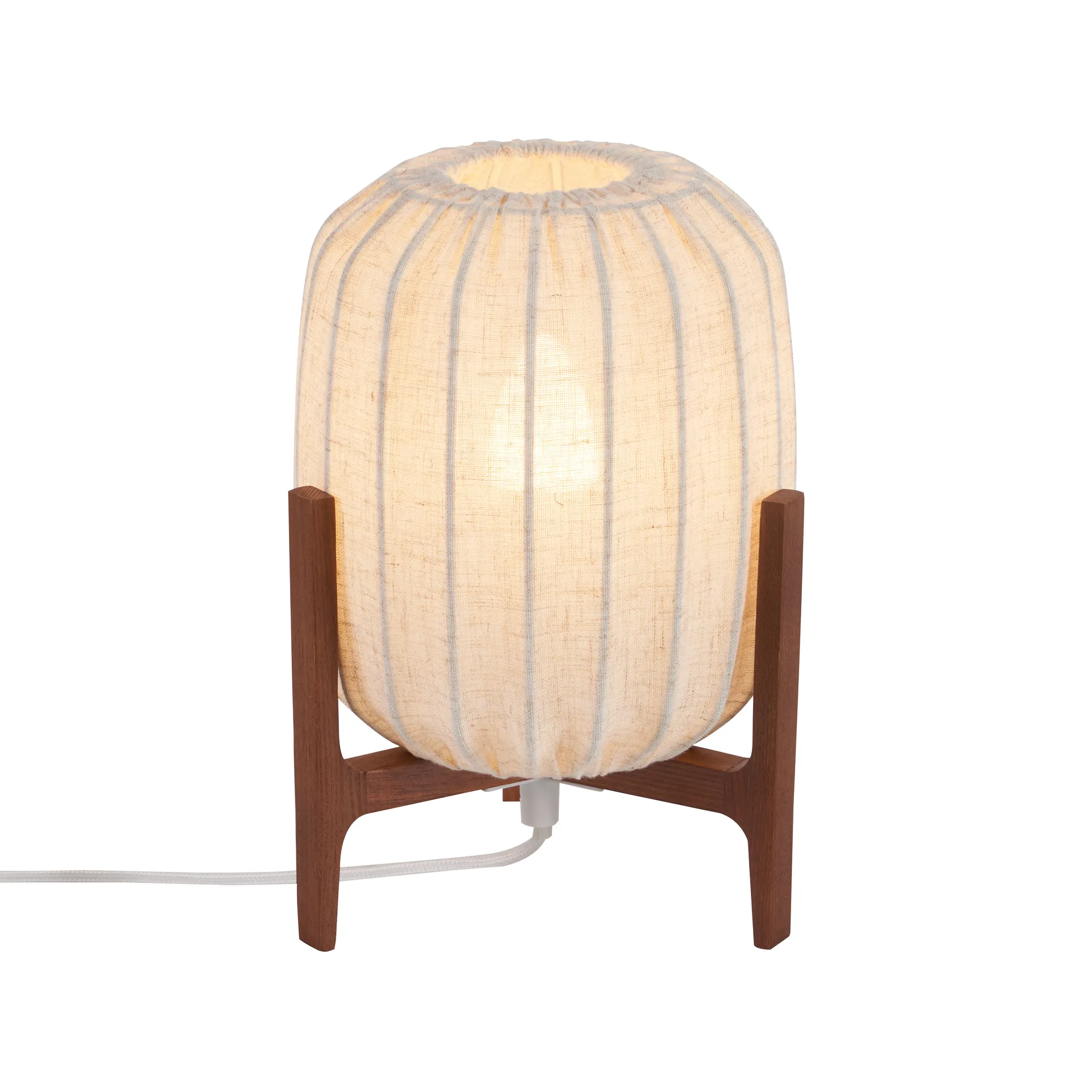 Prisma pöytälamppu, Dark ash-Natural, Mini Ø16×24,3 cm Watt & Veke