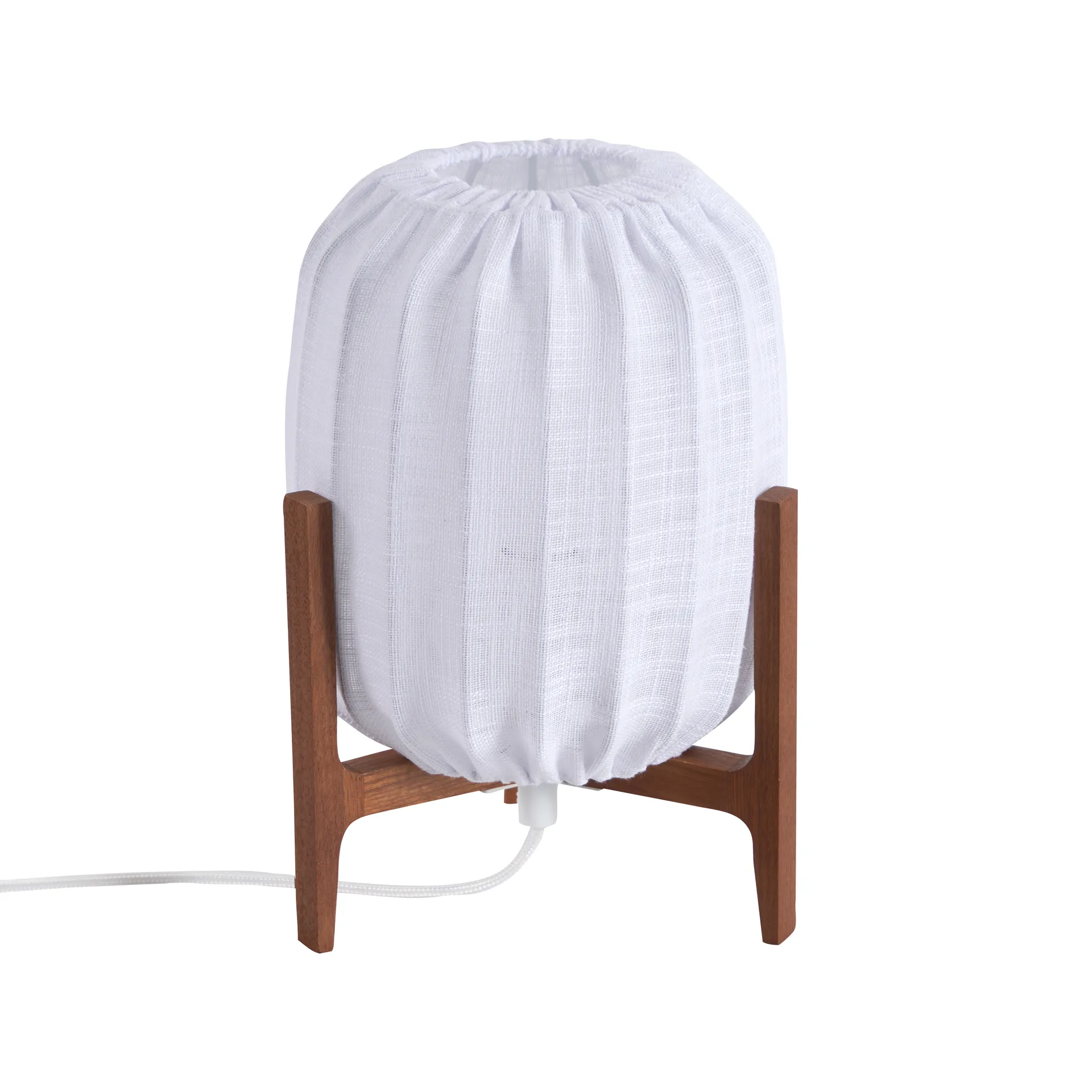 Prisma pöytälamppu, Dark ash-White, Mini Ø16×24,3 cm Watt & Veke