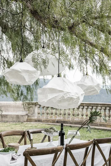 Sky lampunvarjostin Ø58 cm - Valkea - Watt & Veke