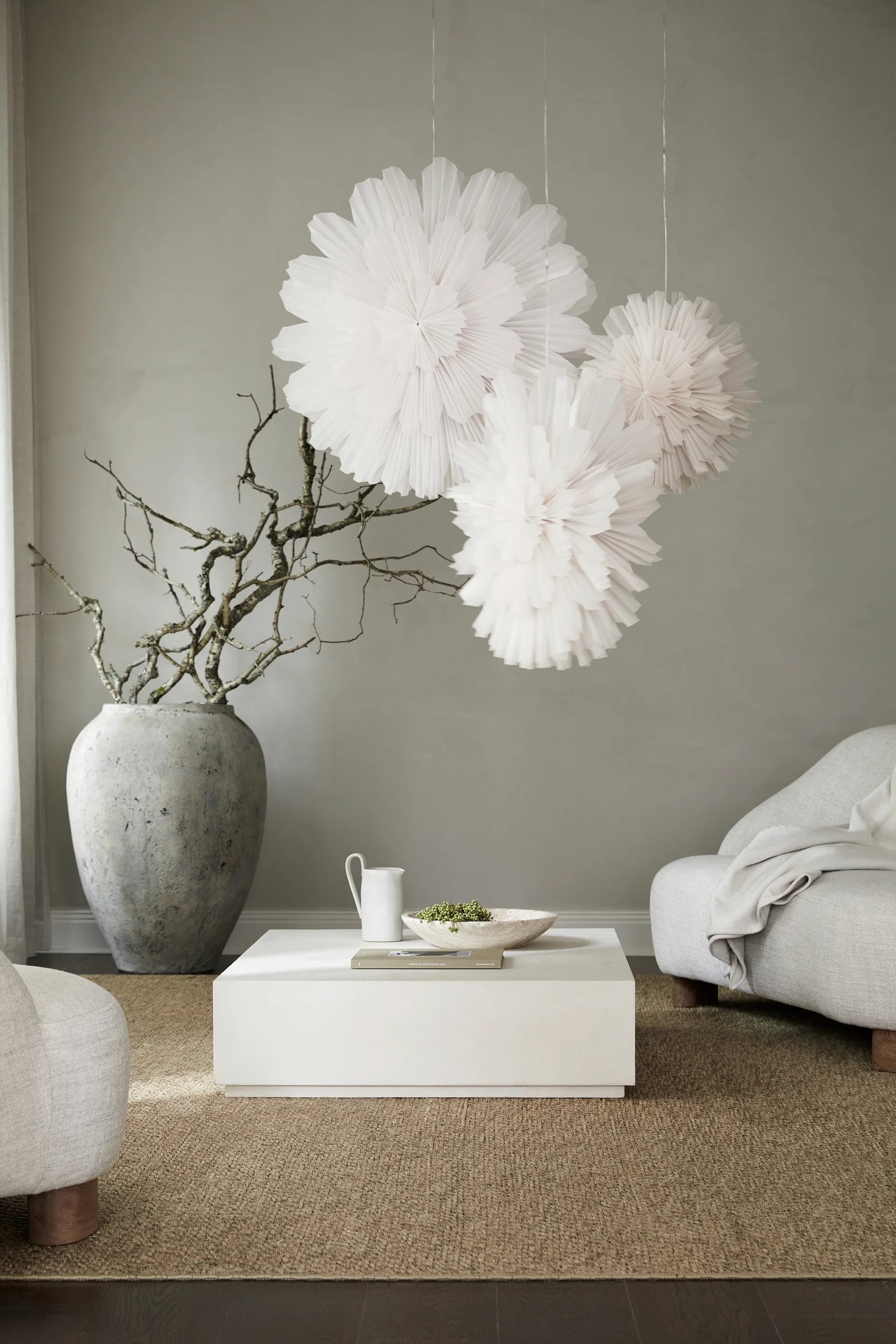 Snöblomma joulutähti, Ø80 cm Watt & Veke