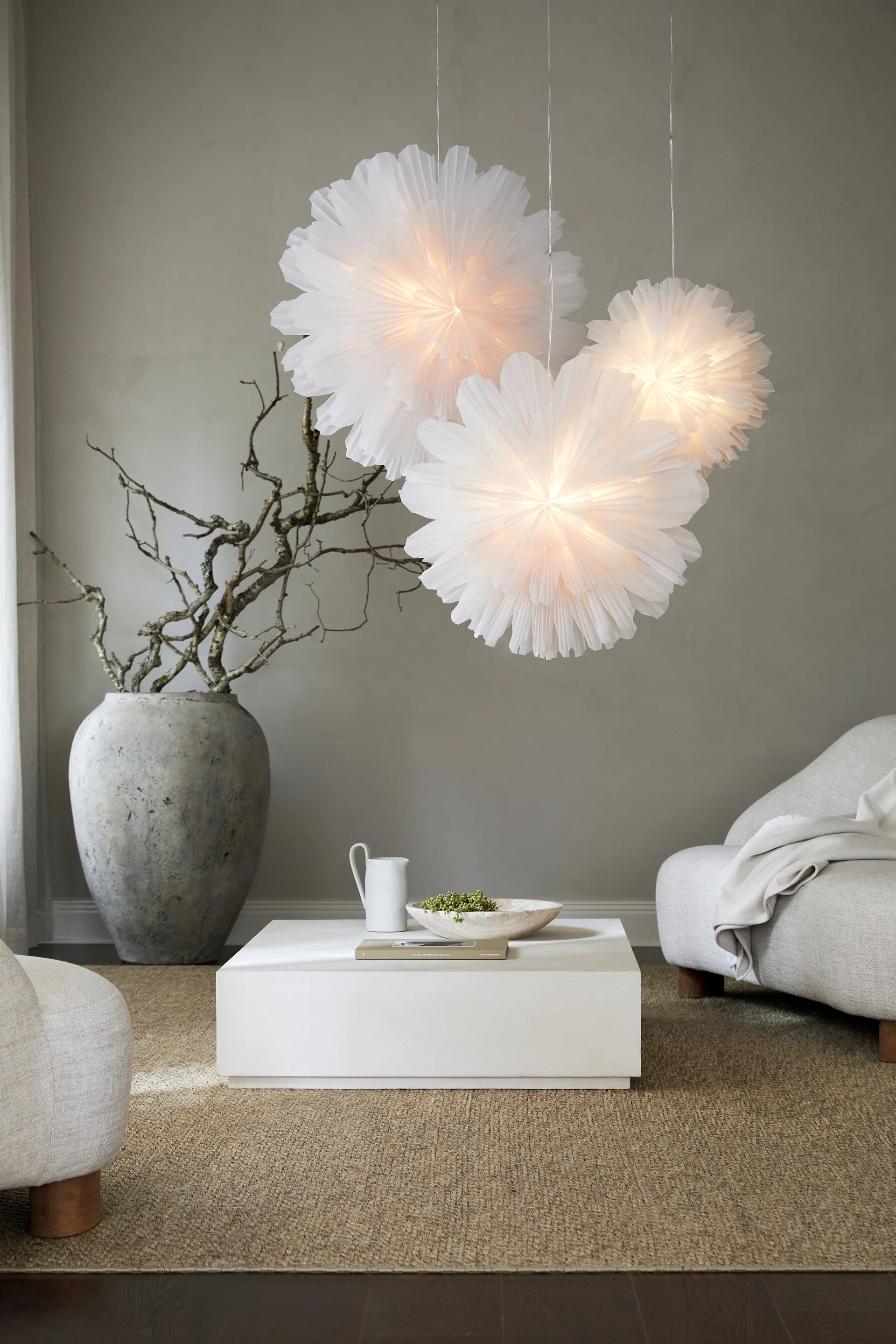 Snöblomma joulutähti, Ø80 cm Watt & Veke