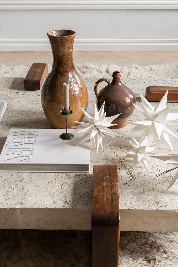 Sputnik adventtitähti Ø15 cm, Valkoinen Watt & Veke