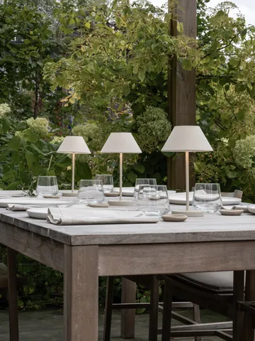 Teya pöytälamppu kannettava - Offwhite, Ø15×26 cm - Watt & Veke