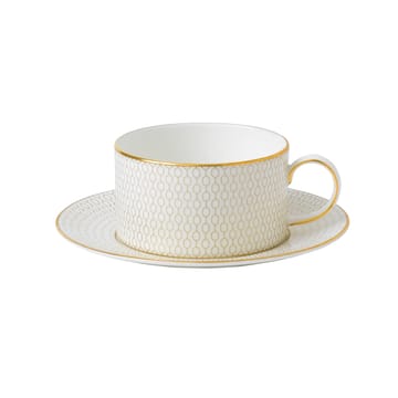 Arris teekuppi aluslautasella - Valkoinen - Wedgwood