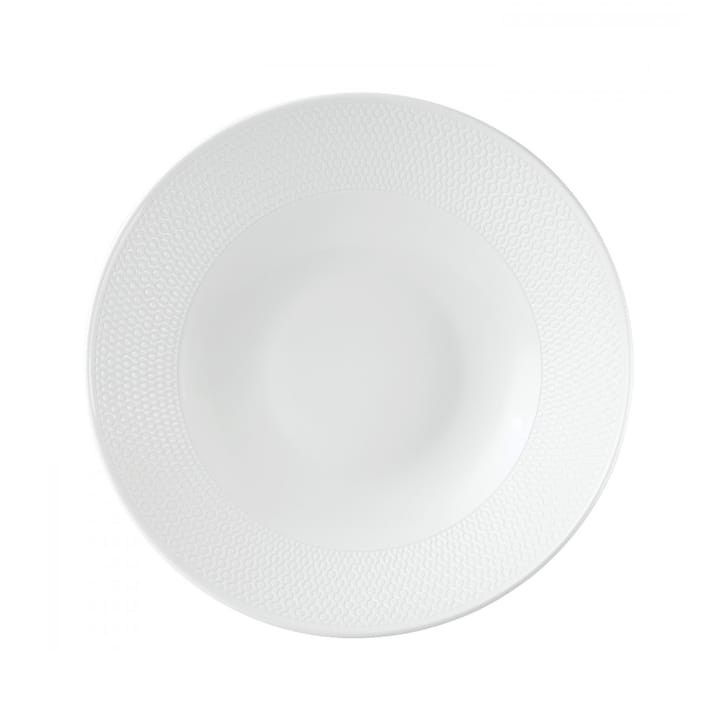 Gio syvä lautanen Ø23,1 cm - valkoinen - Wedgwood