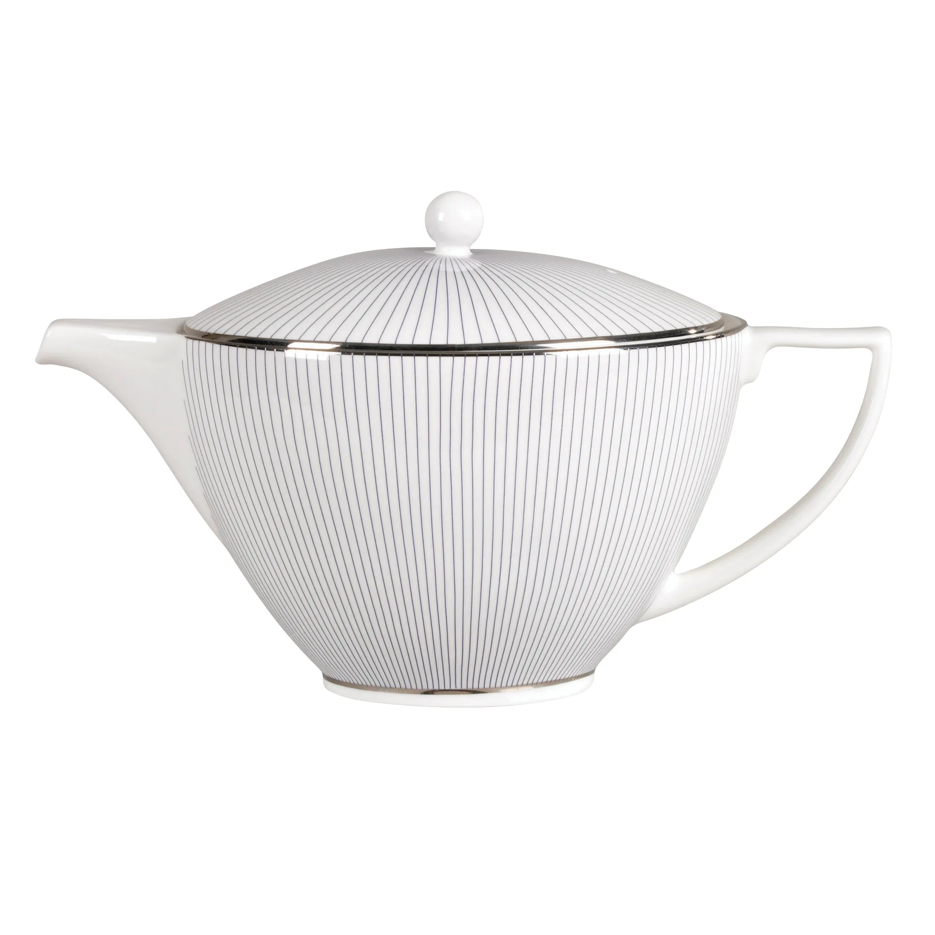 Pin Stripe -teekannu 1,2 litraa, Valkoinen Wedgwood
