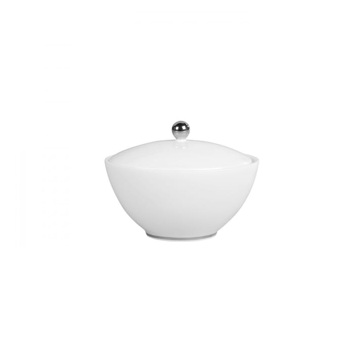 Platinum sokerikulho kannella, valkoinen Wedgwood