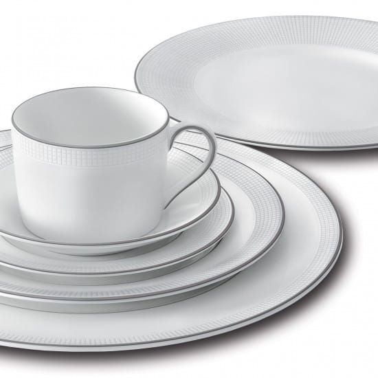 Vera Wang Blanc Sur Blanc lautanen, Ø 20 cm Wedgwood