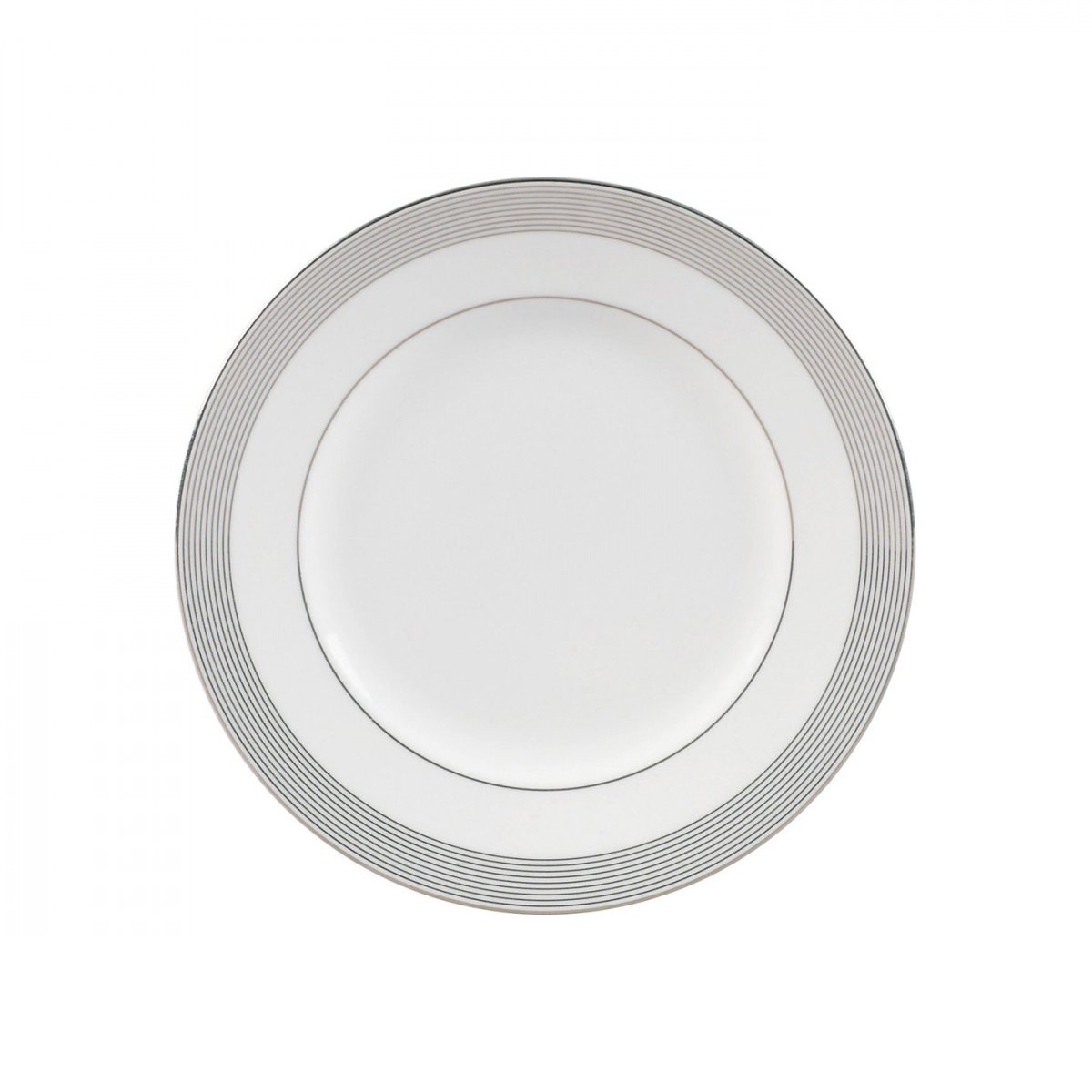 Wedgwood Vera Wang Grosgrain lautanen harmaalla reunalla 20 cm