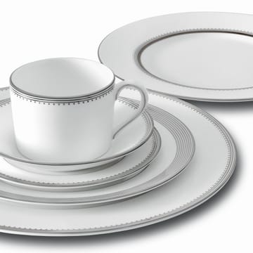 Vera Wang Grosgrain lautanen harmaalla reunalla - Ø 20 cm - Wedgwood