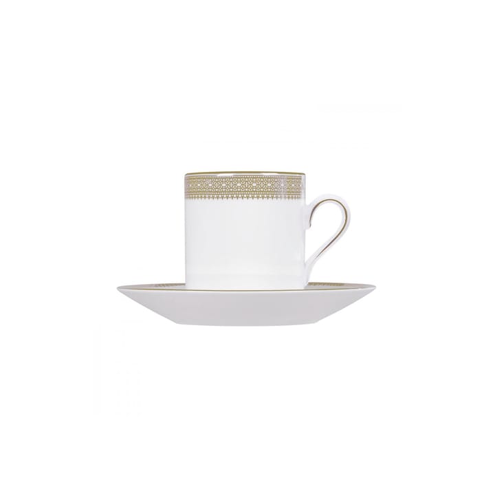 Vera Wang Lace Gold kahvilautanen, valkoinen Wedgwood