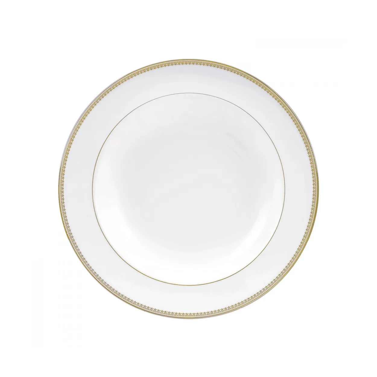 Wedgwood Vera Wang Lace Gold syvä lautanen Ø 23 cm