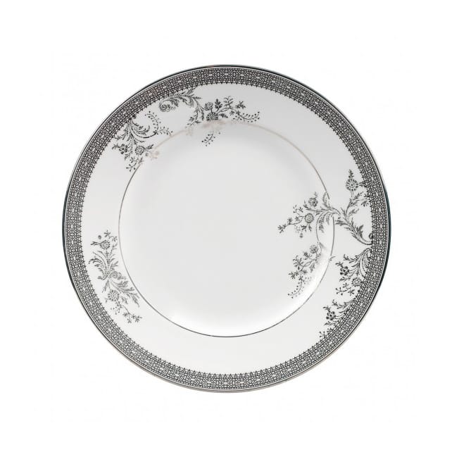 Vera Wang Lace Platinum lautanen - Ø 20 cm - Wedgwood