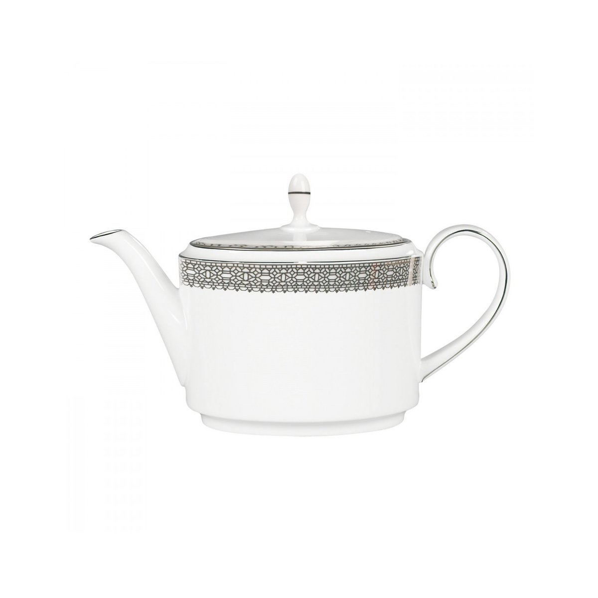 Wedgwood Vera Wang Lace Platinum teekannu 1,1 l | Skandinaavinen Sisustus | Teekannut | Valkoinen