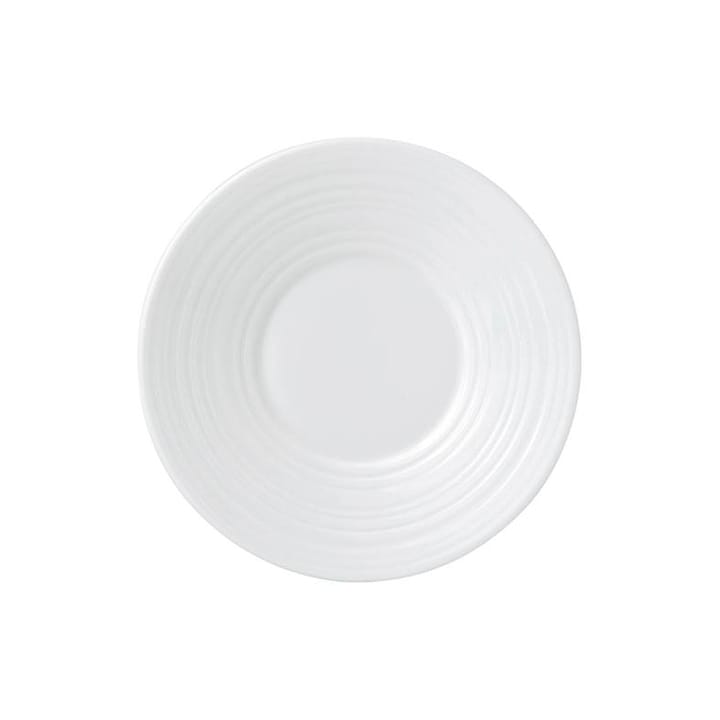 White Strata -espressokupin aluslautanen - Ø 12 cm - Wedgwood