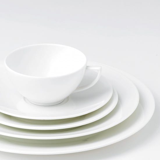 White Strata tarjoilulautanen, Ø 33 cm Wedgwood