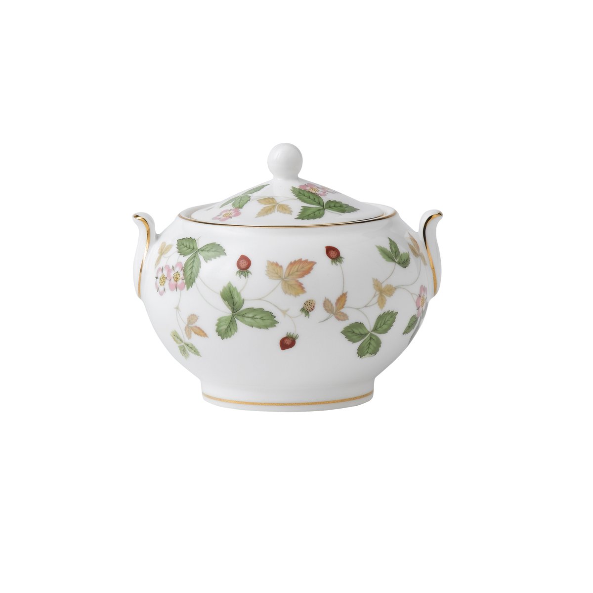 Wedgwood Wild Strawberry -sokerikko Multi | Skandinaavinen Sisustus | Sokerikot | Vihreä