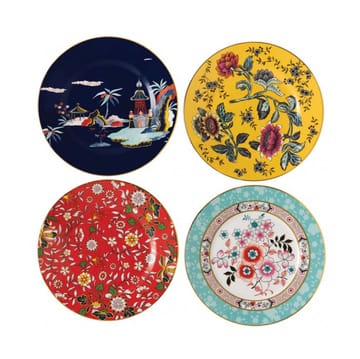 Wonderlust lautanen 4-pakkaus - Ø 20 cm - Wedgwood
