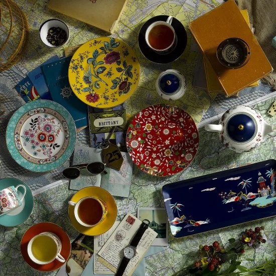 Wonderlust lautanen 4-pakkaus, Ø 20 cm Wedgwood