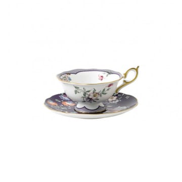 Wonderlust pieni teekuppi aluslautasella - midnight garden - Wedgwood
