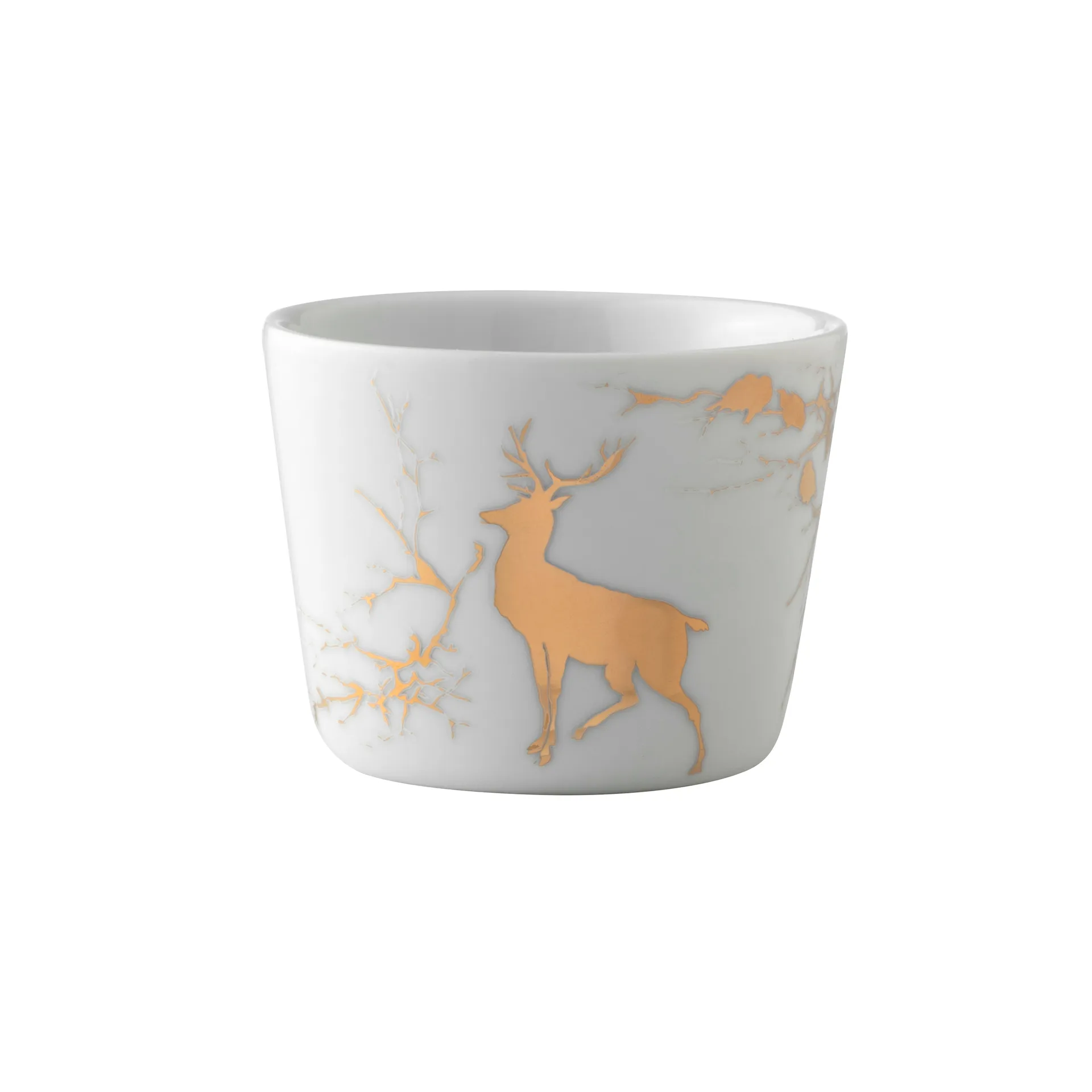 Alveskog kulho 9 cm, Valkoinen-kulta Wik & Walsøe