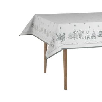 Jouluaamun pöytäliina - Valko-vihreä, 140x340 cm - Wik & Walsøe