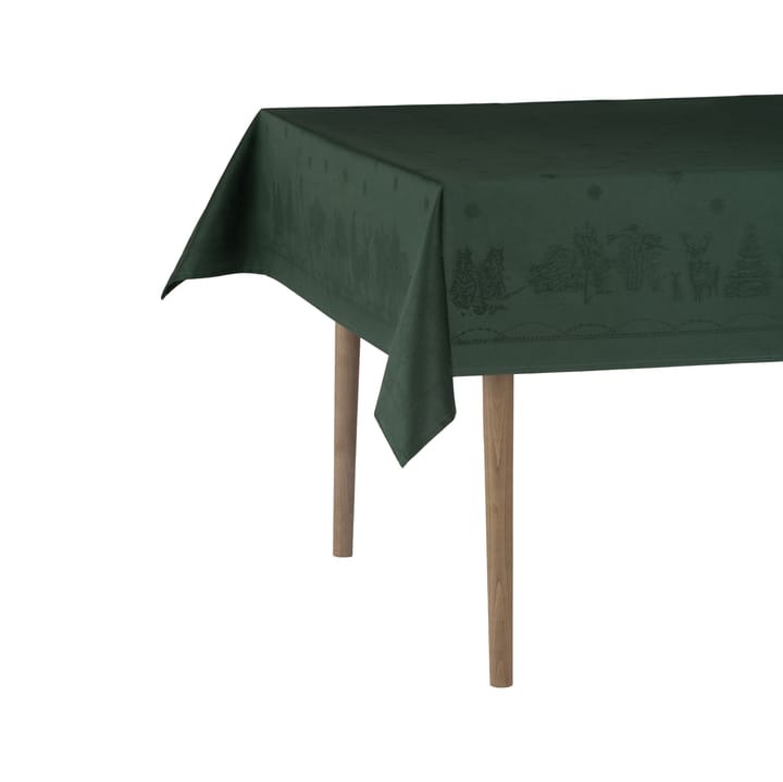 Jouluaamun pöytäliina, Vihreä, 140x240 cm Wik & Walsøe