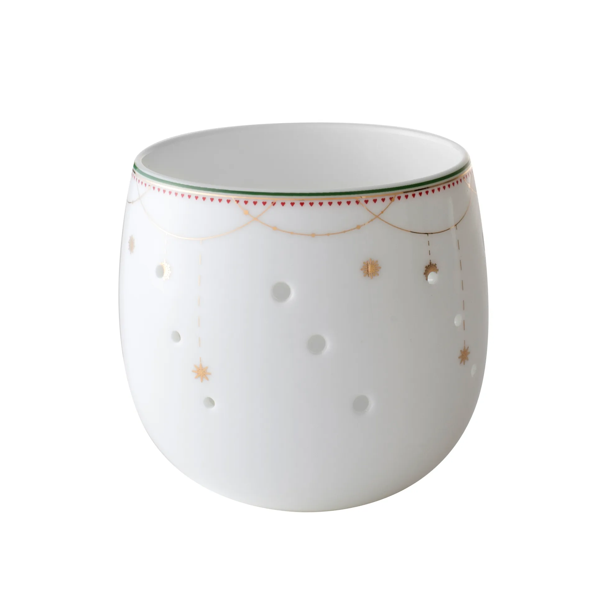 Julemorgen kulho-kynttilälyhty, 8 cm Wik & Walsøe