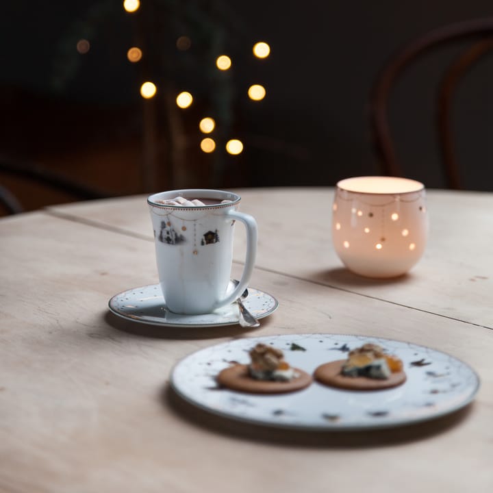 Julemorgen kulho-kynttilälyhty, 8 cm Wik & Walsøe