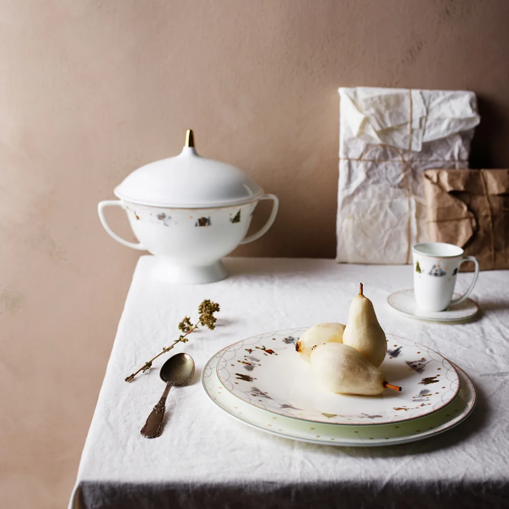 Julemorgen lautanen Ø28 cm 6-pakkaus Wik & Walsøe