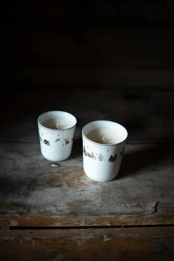 Julemorgen Story tuoksukynttilä - Kaneli & appelsiini 170 g - Wik & Walsøe