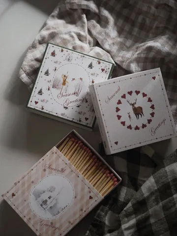 Julemorgen tulitikut - Joulukuusi - Wik & Walsøe