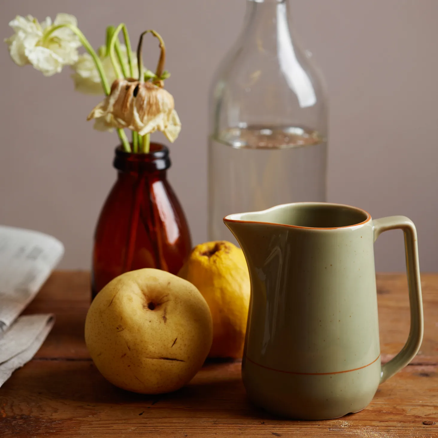 Rustikk kannu vihreä, 0,5 l Wik & Walsøe