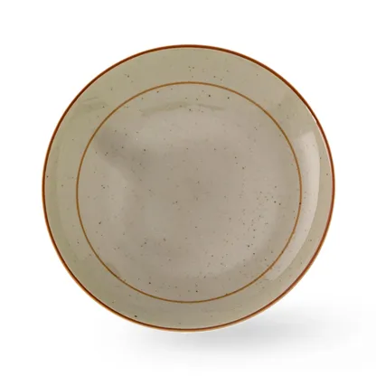 Rustikk lautanen vihreä, 17 cm Wik & Walsøe