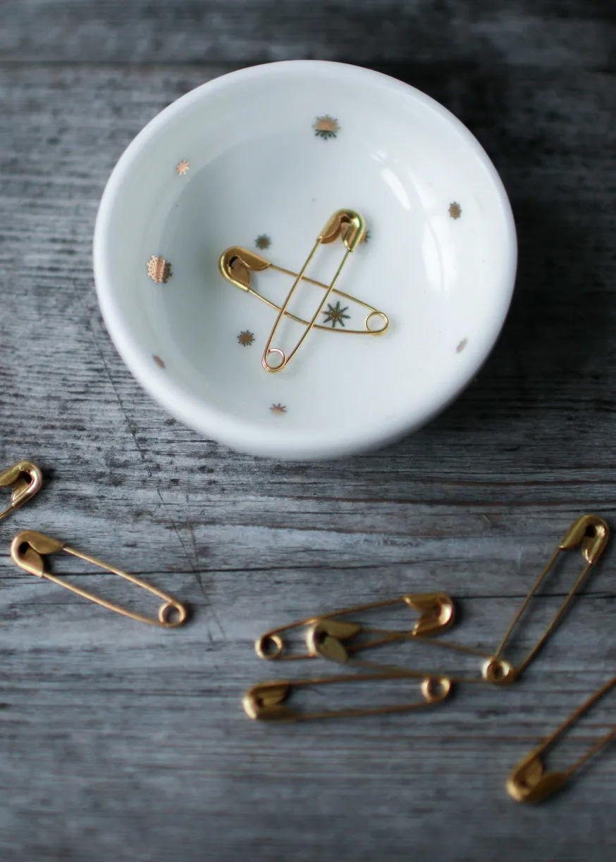 Stjernedryss kulho Ø 6 cm, Valkoinen Wik & Walsøe