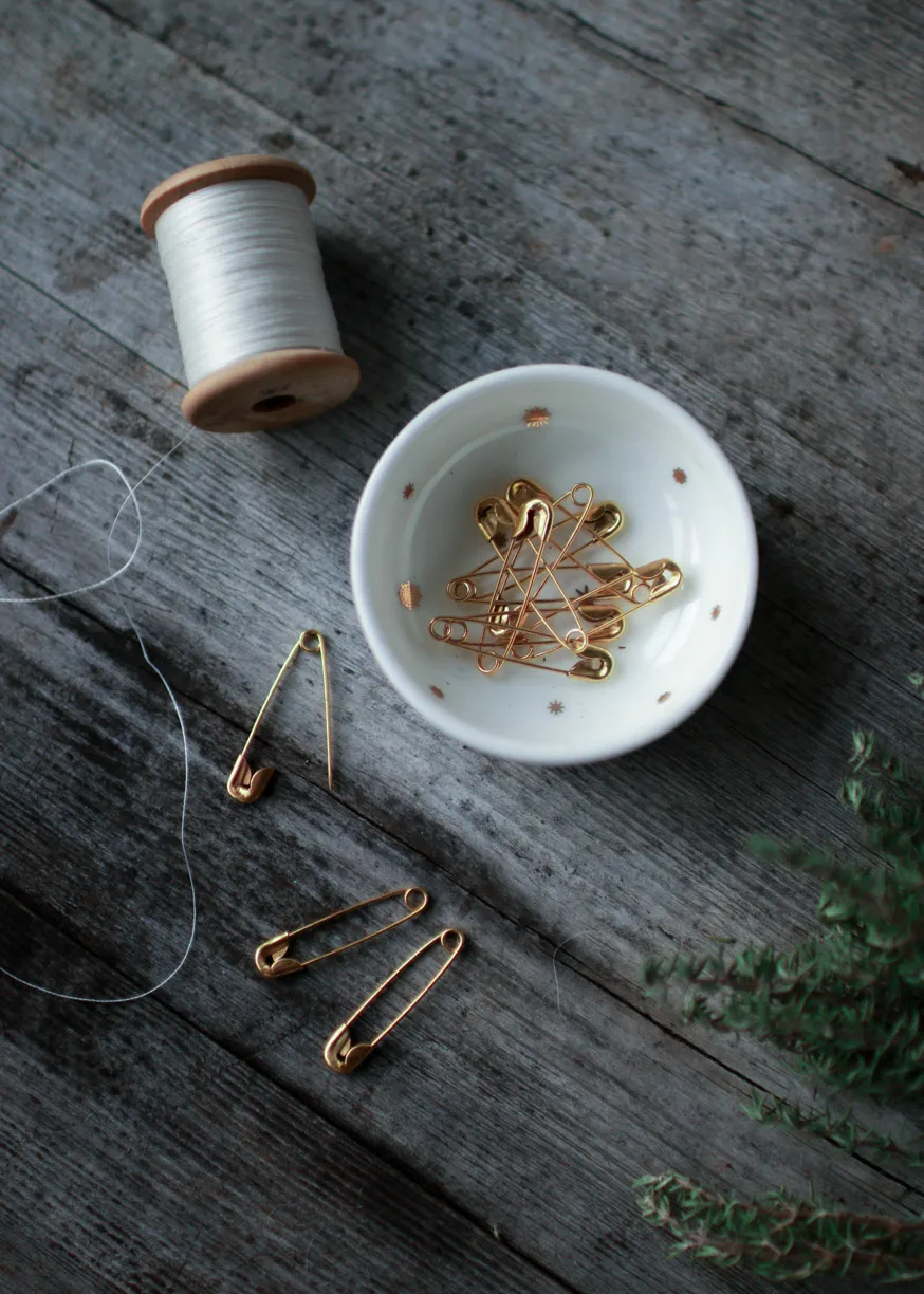 Stjernedryss kulho Ø 6 cm, Valkoinen Wik & Walsøe