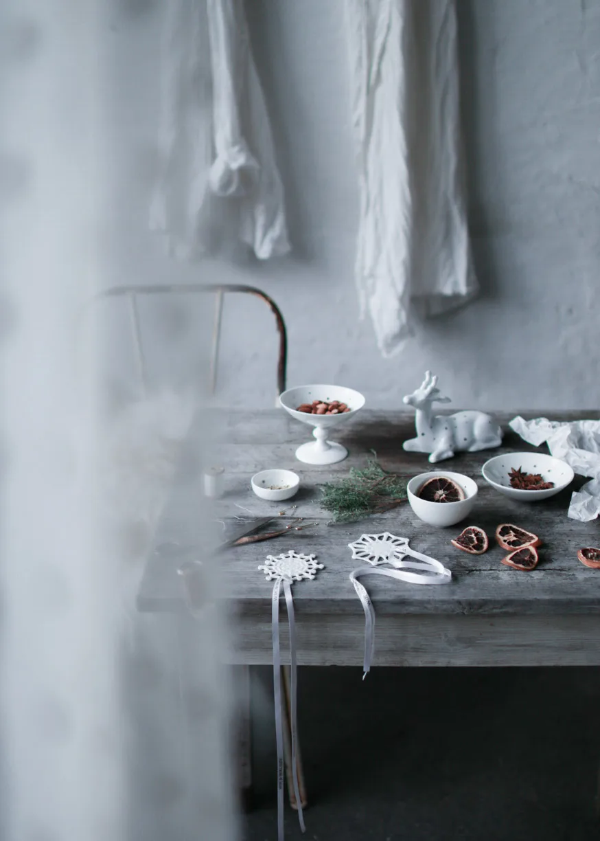 Stjernedryss kulho Ø 6 cm, Valkoinen Wik & Walsøe