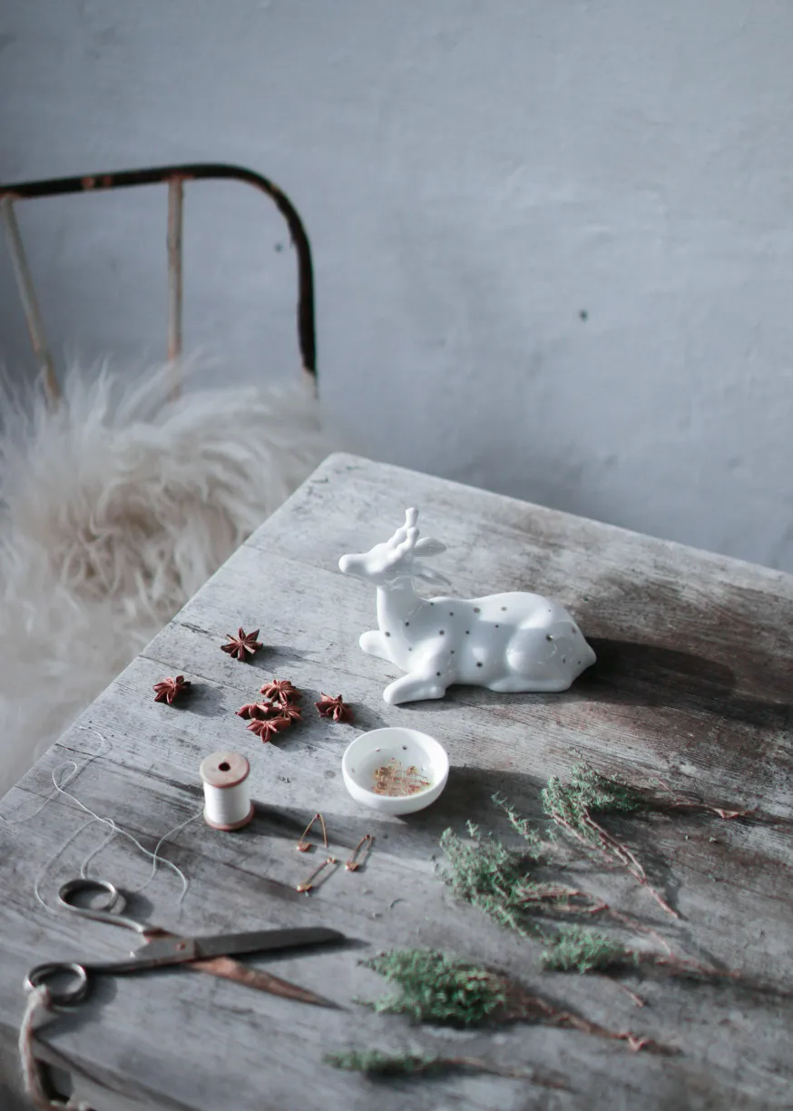 Stjernedryss kulho Ø 6 cm, Valkoinen Wik & Walsøe