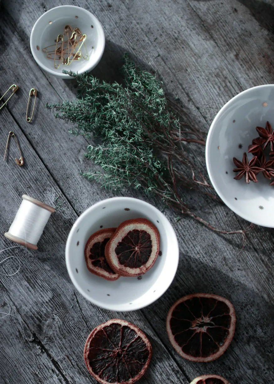 Stjernedryss kulho Ø 9 cm, Valkoinen Wik & Walsøe